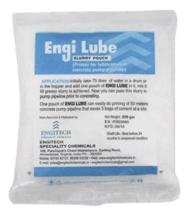 Slurry Pouch Engi Lube for Concrete Pumping Aid